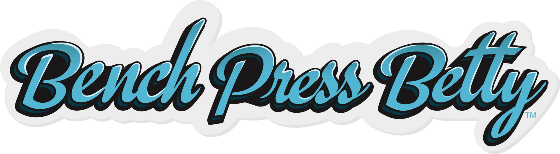 A green background with the word press written in blue.